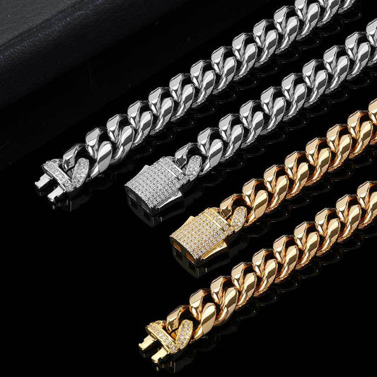 Edelstahl Cuban Chain