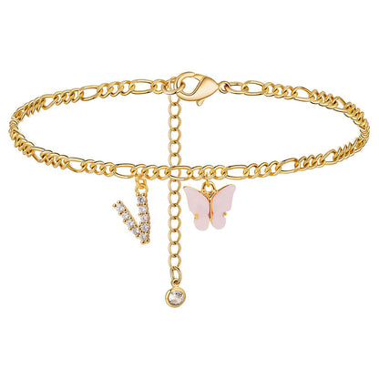 Butterfly Fußkette