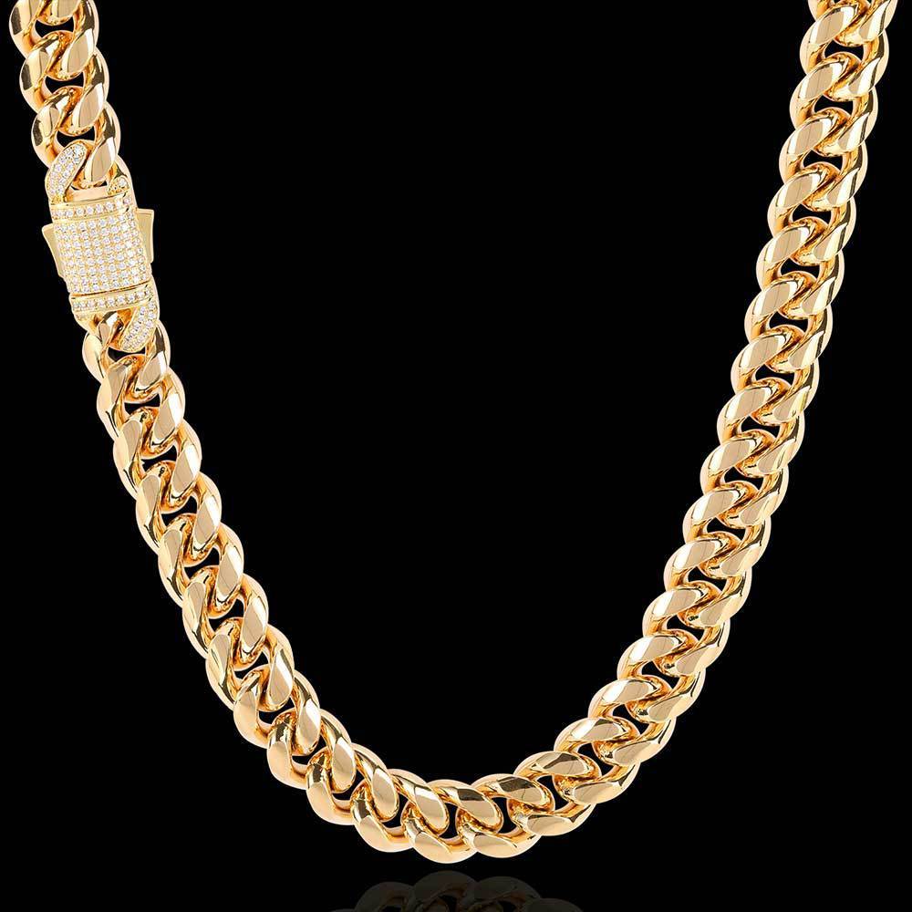 Edelstahl Cuban Chain