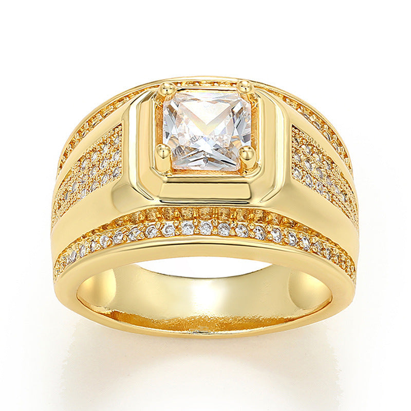 18K Cuban Ring