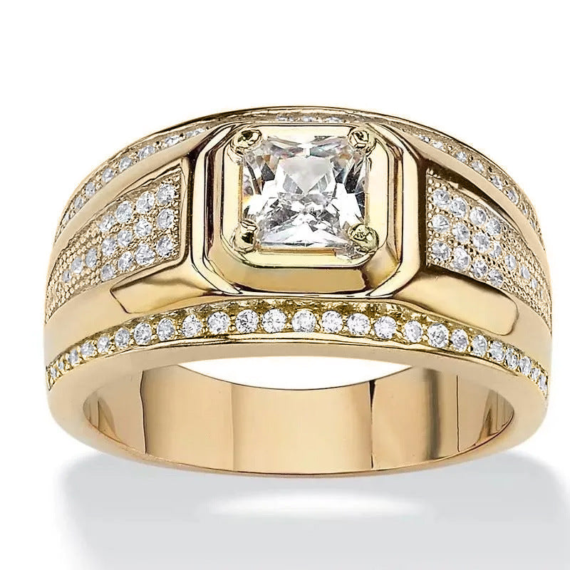 18K Cuban Ring