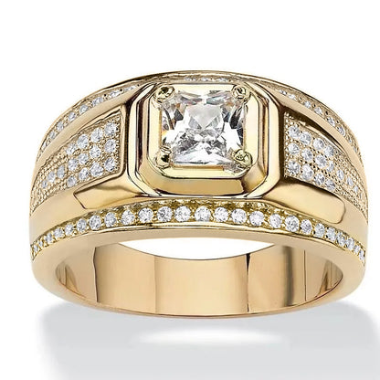 18K Cuban Ring