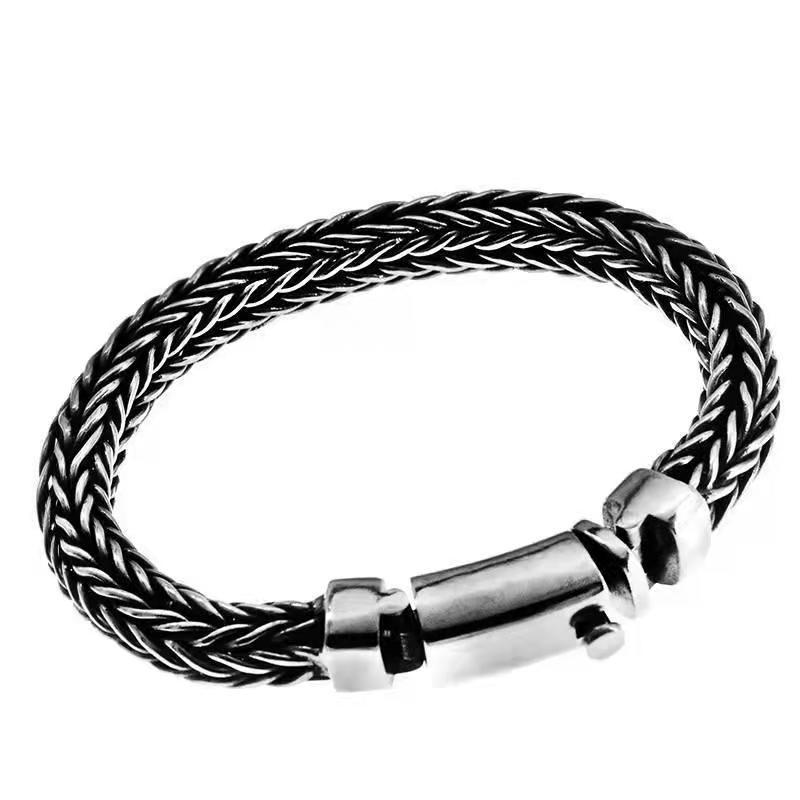 Handgewebtes Hanfseilarmband