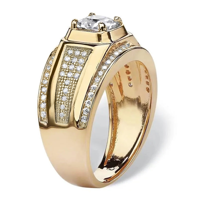 18K Cuban Ring