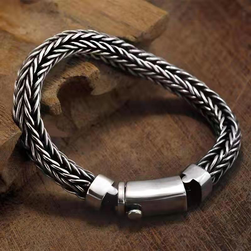 Handgewebtes Hanfseilarmband