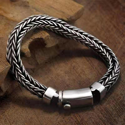 Handgewebtes Hanfseilarmband