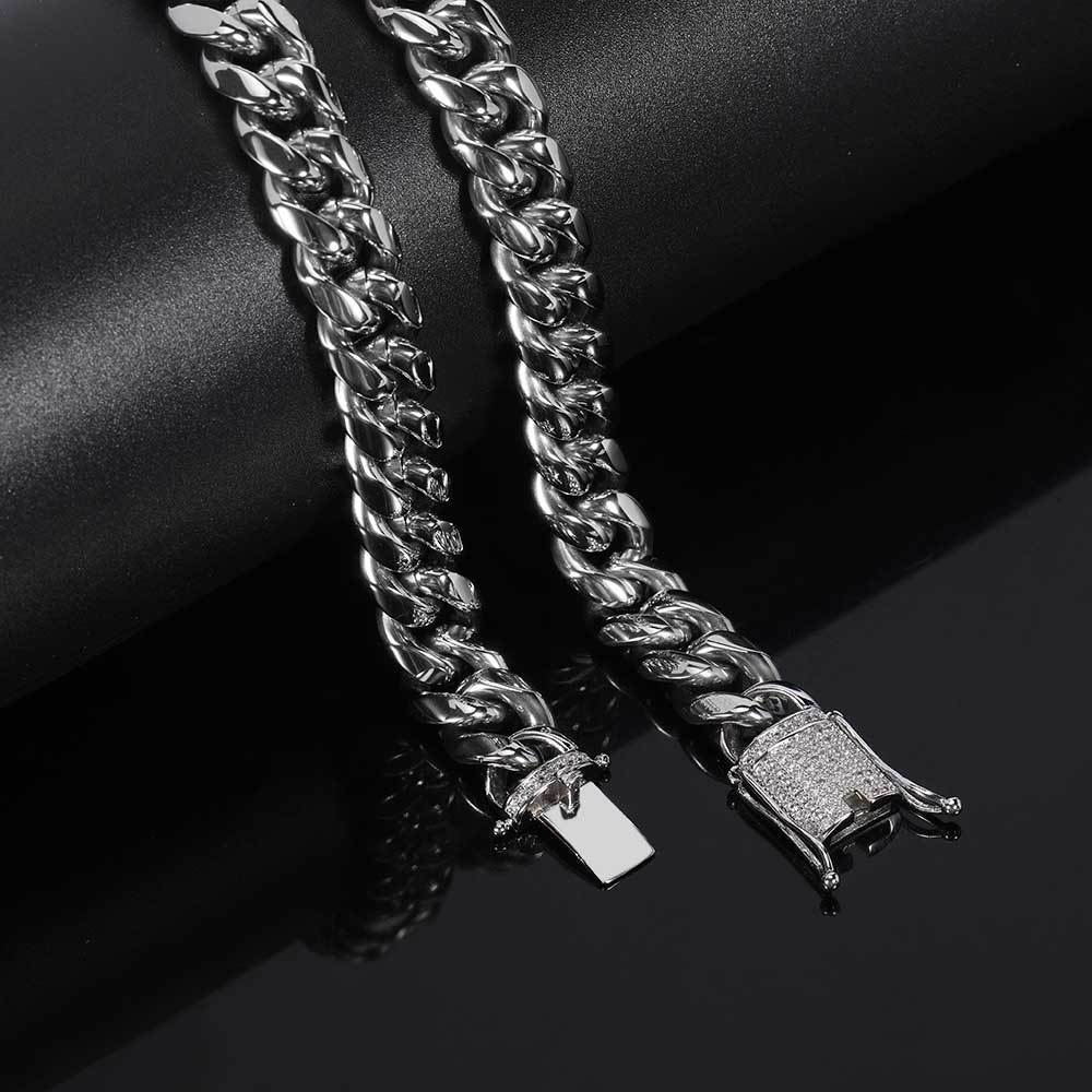 12mm Cuban Chain Edelstahl