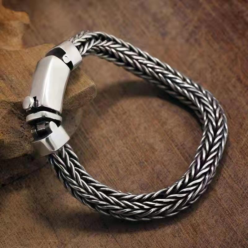 Handgewebtes Hanfseilarmband