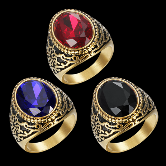 18K Edelsteinring
