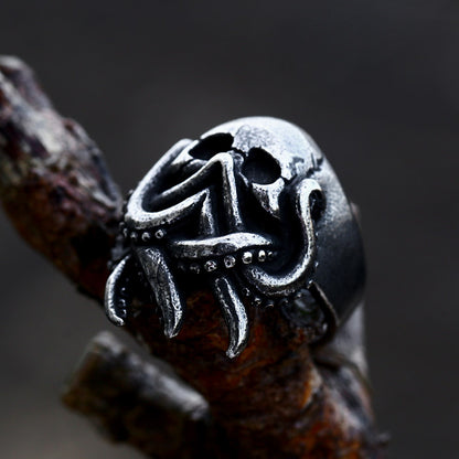 Octopus Skull Ring