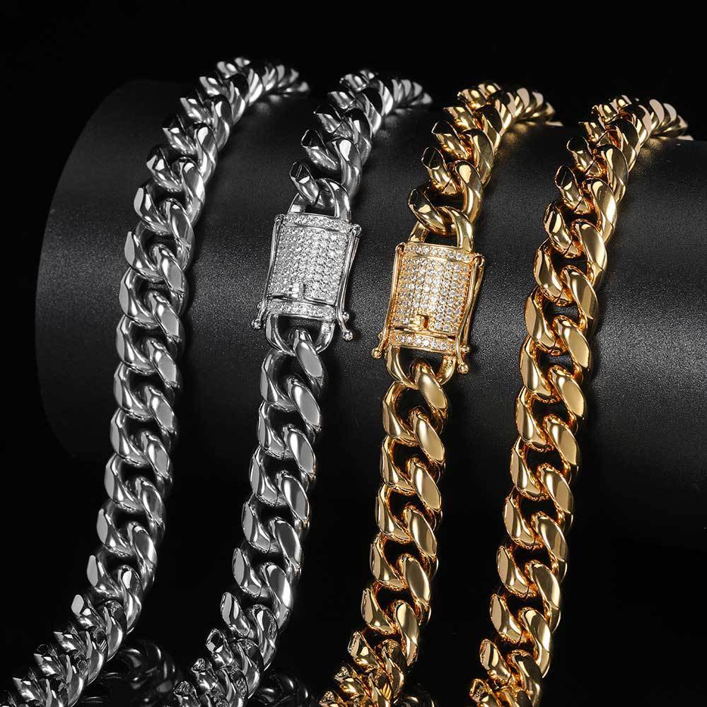 12mm Cuban Chain Edelstahl