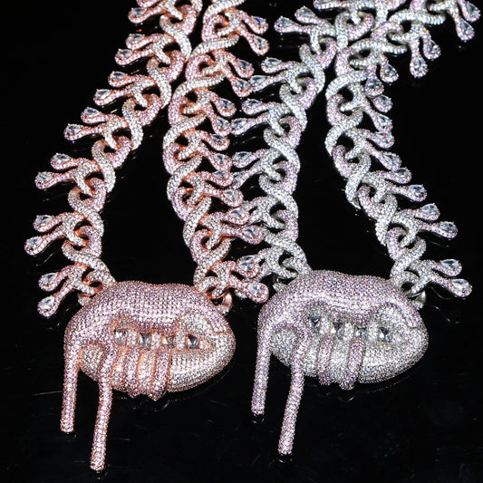 Kiss Iced Out Cuban Chain