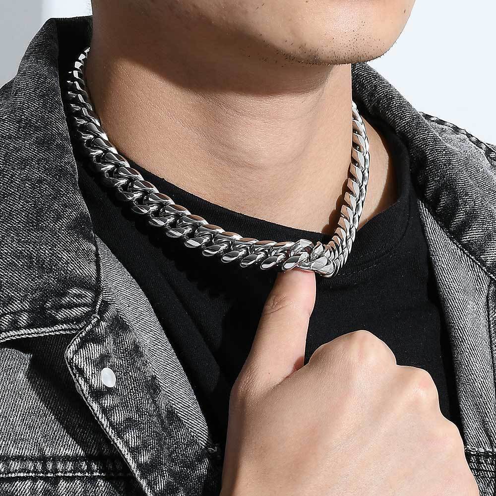 12mm Cuban Chain Edelstahl