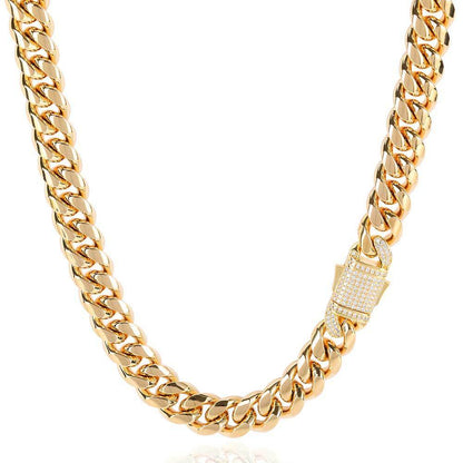 Edelstahl Cuban Chain