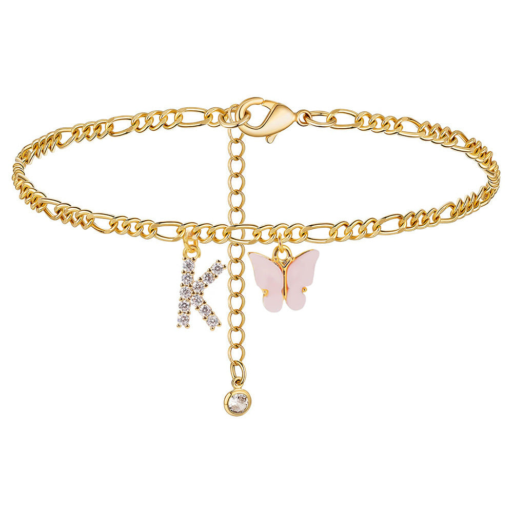 Butterfly Fußkette